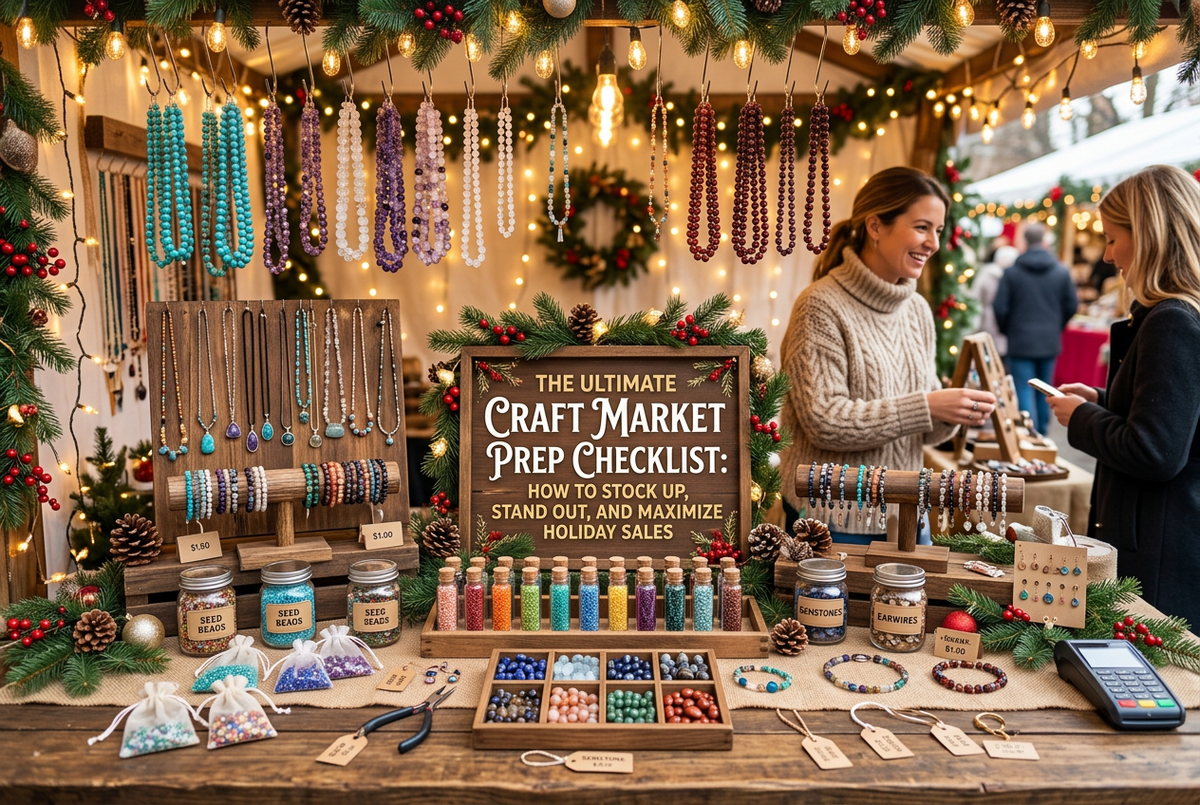 The Ultimate Craft Market Prep Checklist: How to Stock Up, Stand Out, and Maximize Holiday Sales
