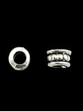 4x5.5mm Barrell Spacer Bead Rhodium