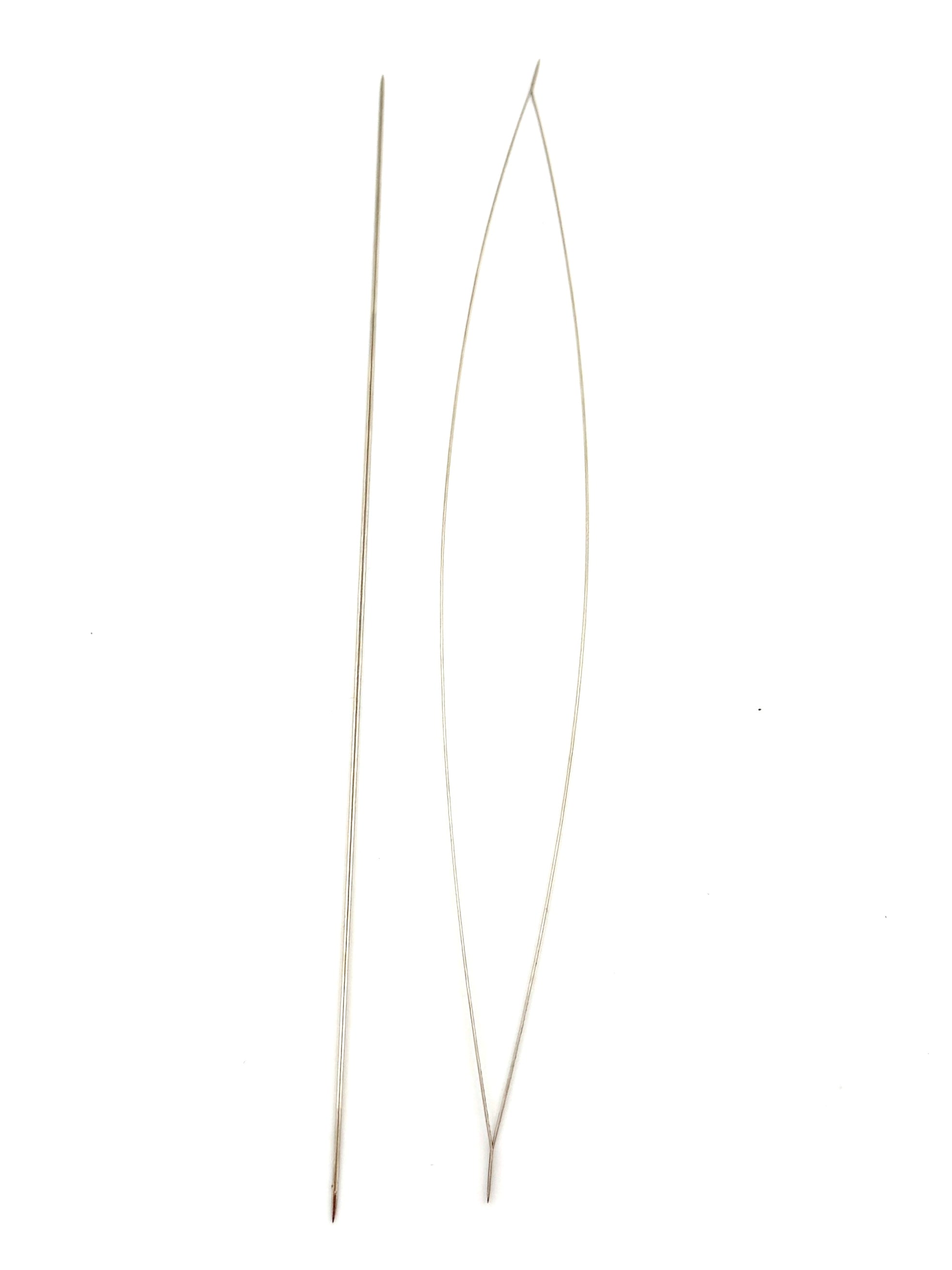 Long Split Eye Needle 0.4mm Thick 5inch Long