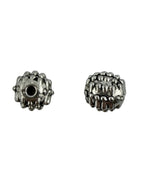 6mm Spacer Bead Rhodium