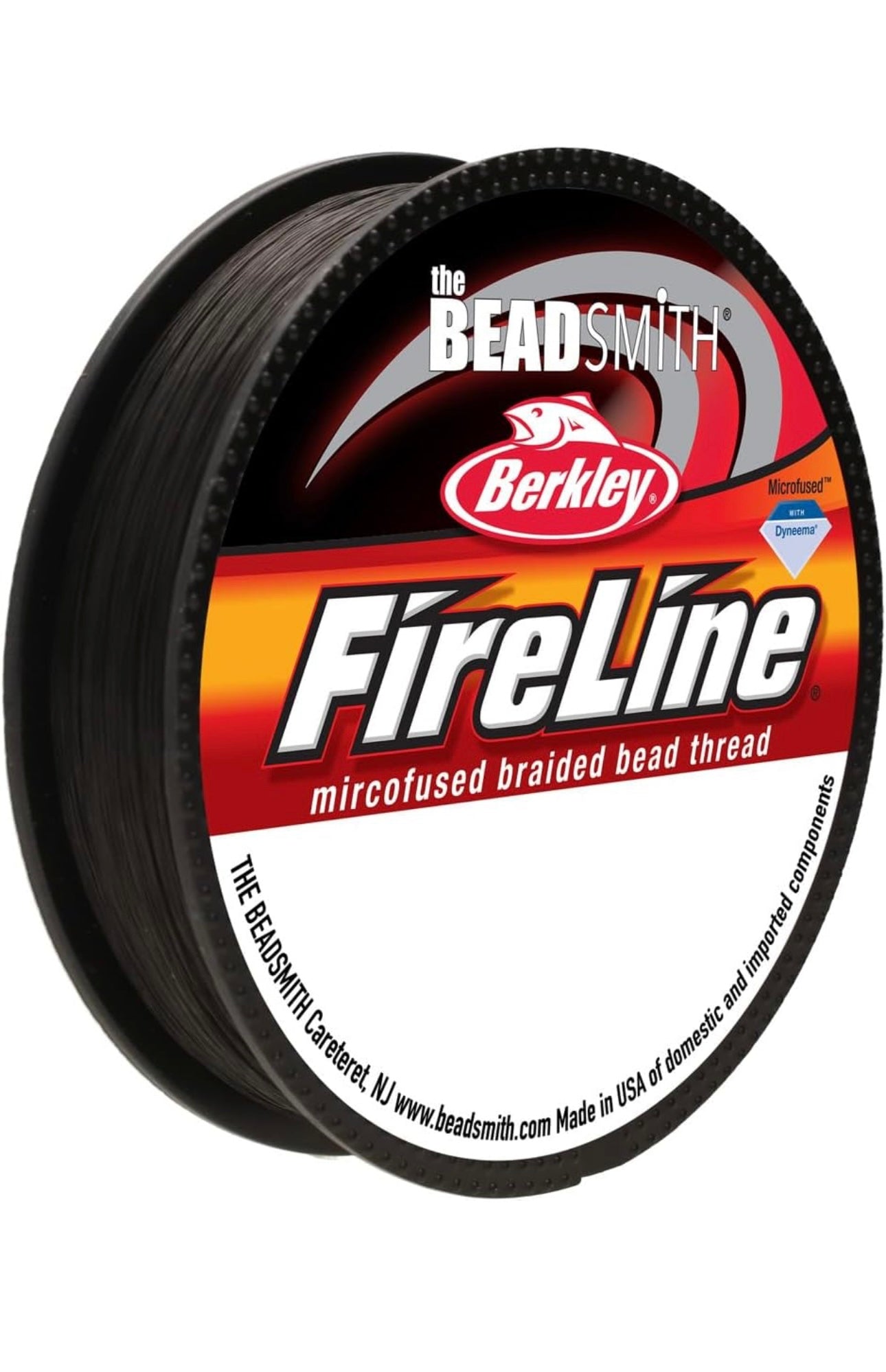 FireLine Braided Beading Thread – 6 lb (Smoke & Crystal)