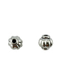 6mm Spacer Bead Rhodium