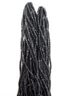 11/0 Sheen Chartlotte 2-Cut Jet Black Hank