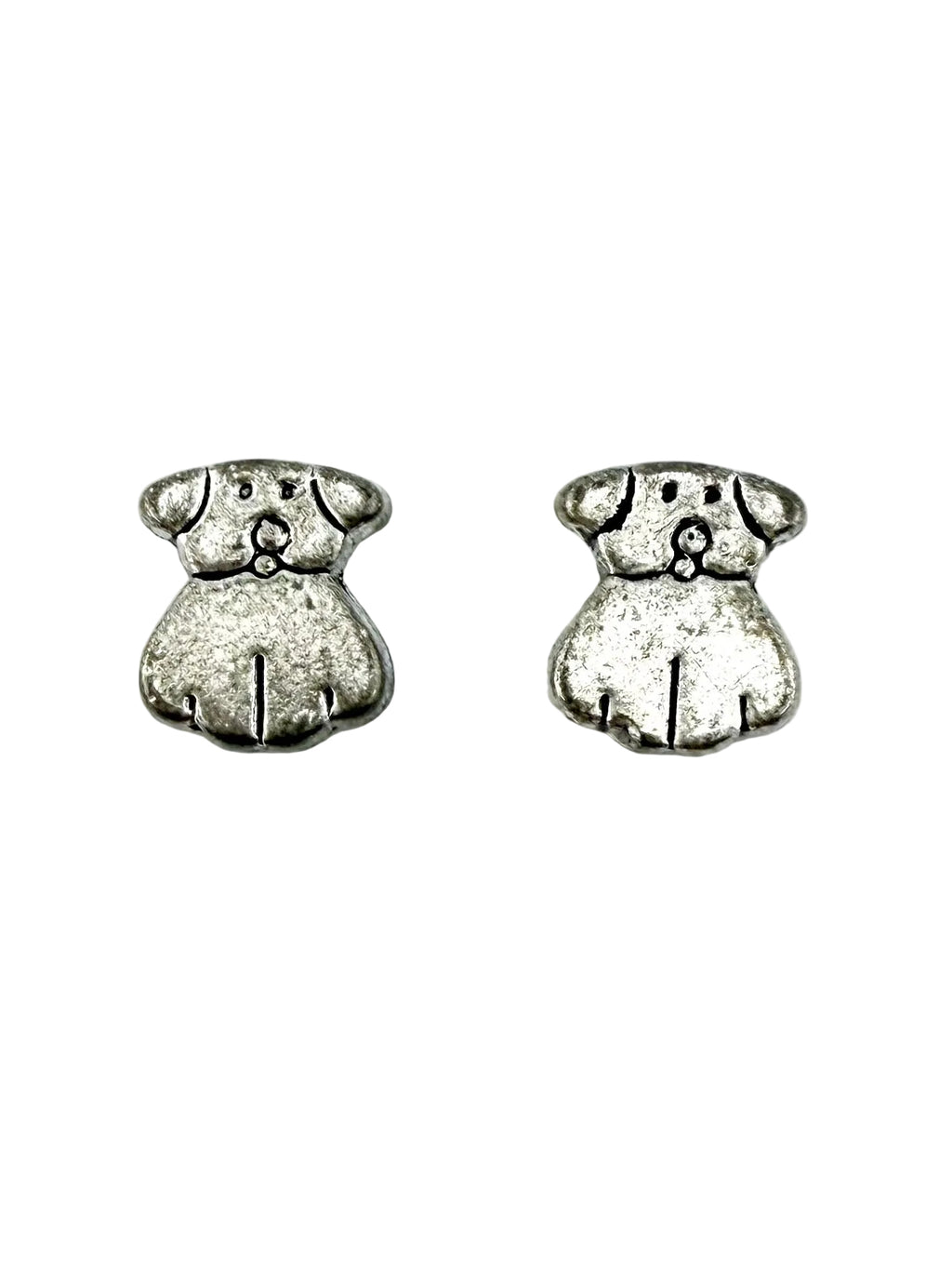 10x9mm Dog Spacer Bead Rhodium