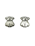 10x9mm Dog Spacer Bead Rhodium