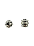 10mm Fancy Spacer Bead Rhodium