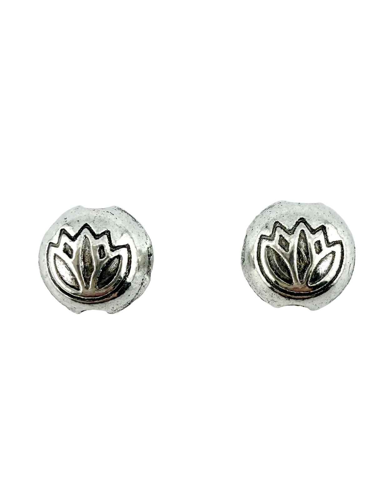 7.5x5mm Lotus Bead Spacer Rhodium