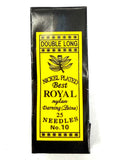 Nickle Plated Royal Sewing Needles for Beading Size 15