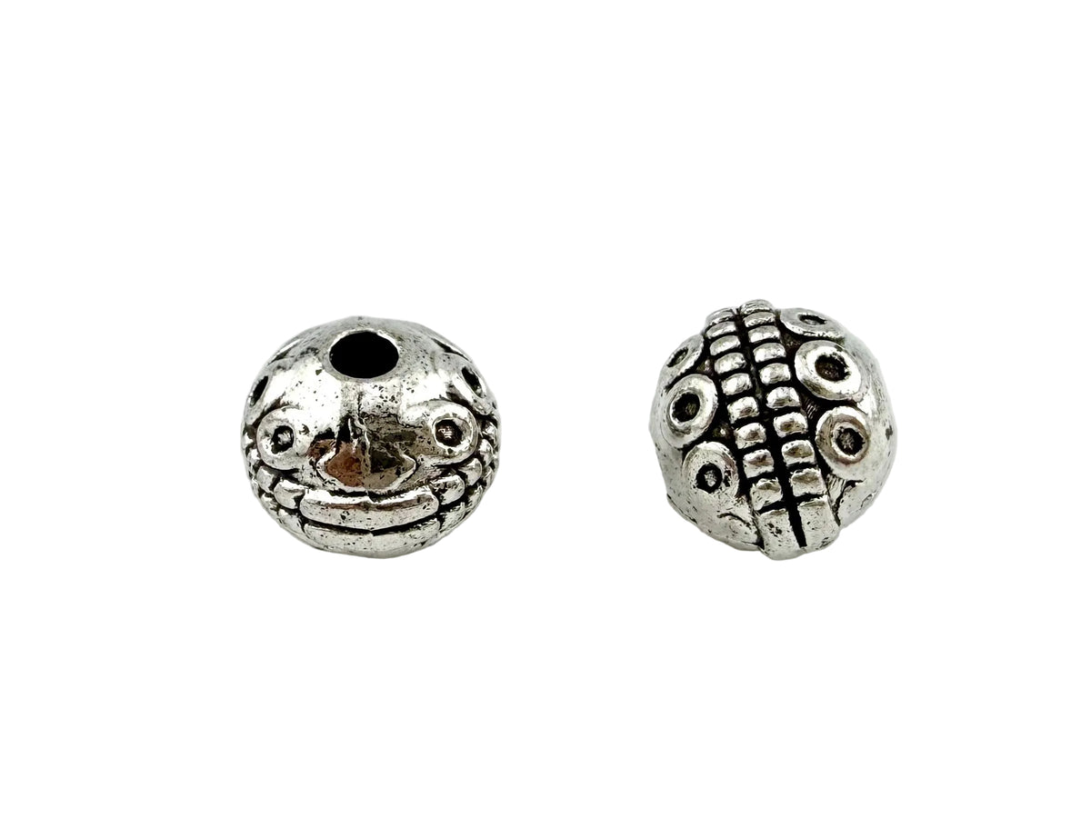 8mm Spacer Bead Rhodium