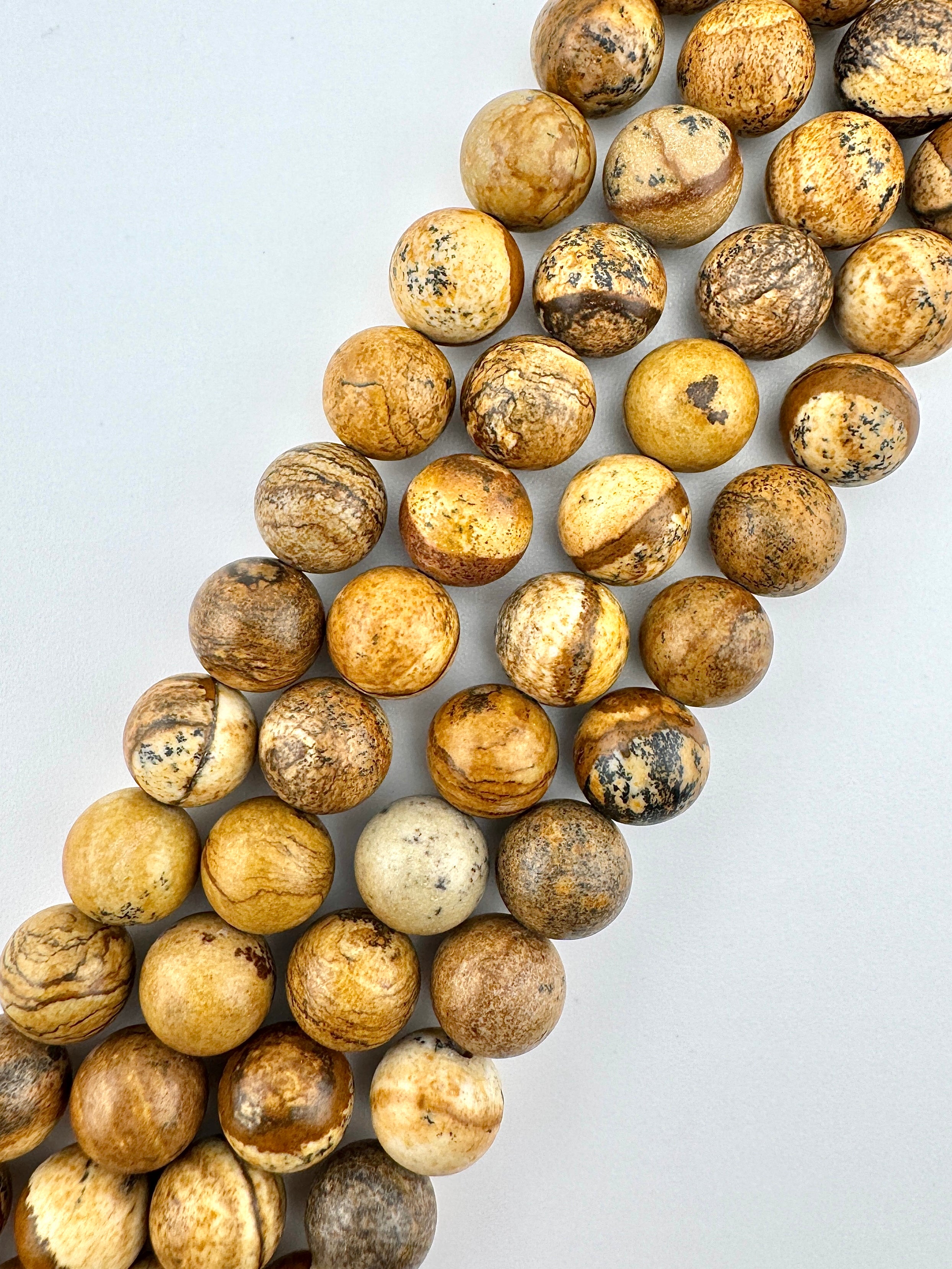 Picture Jasper Beads Available in 6mm, 8mm, 10mm Sizes