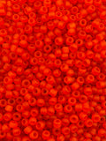 Mino Seed Beads 11/0 Matte Transparent Red