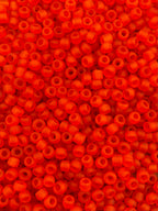 Mino Seed Beads 11/0 Matte Transparent Red