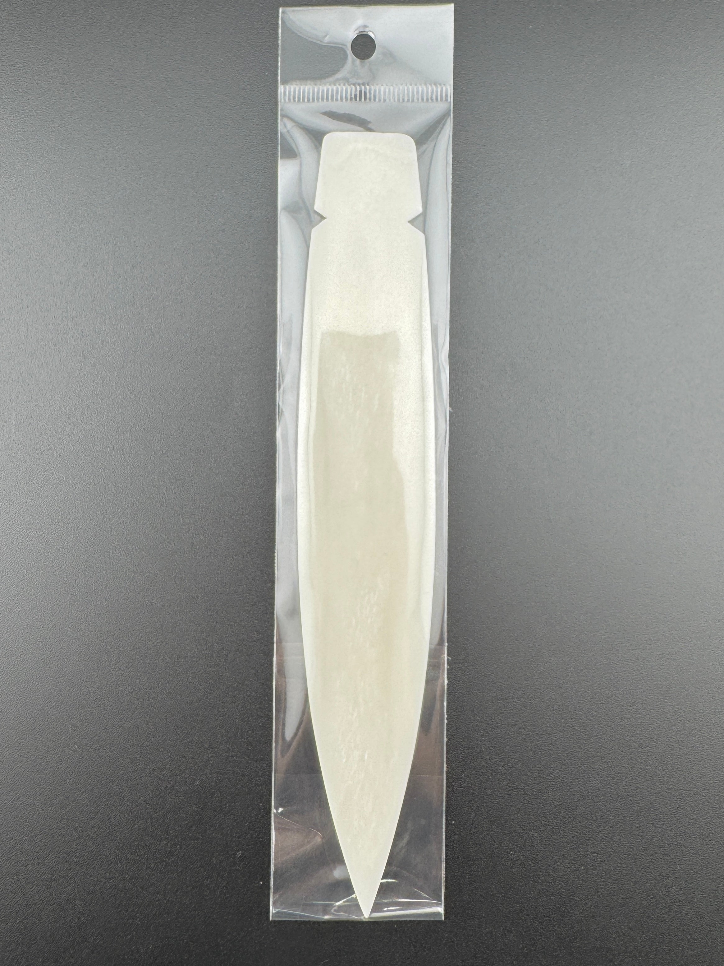 7-Inch Large Bone Arrowhead – Hand-Carved Spear Point for Crafts, Jewelry, or Tribal Display