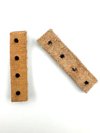 Leather Spacer strip 3 or 4 Hole Connectors for Jewelry Making & Beading Projects