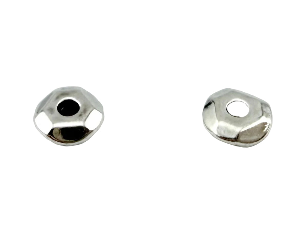 1.5x5mm Spacer Disk Cut Silver