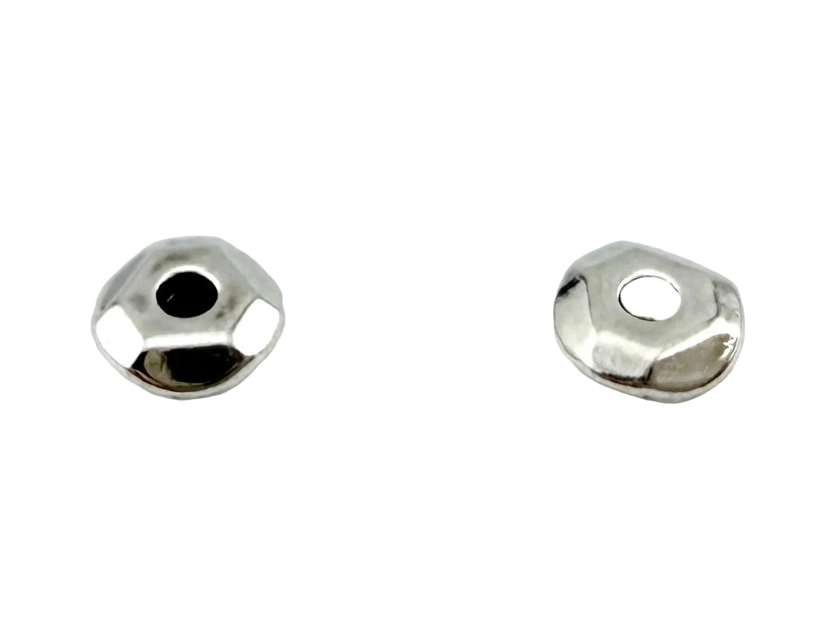 1.5x5mm Spacer Disk Cut Silver