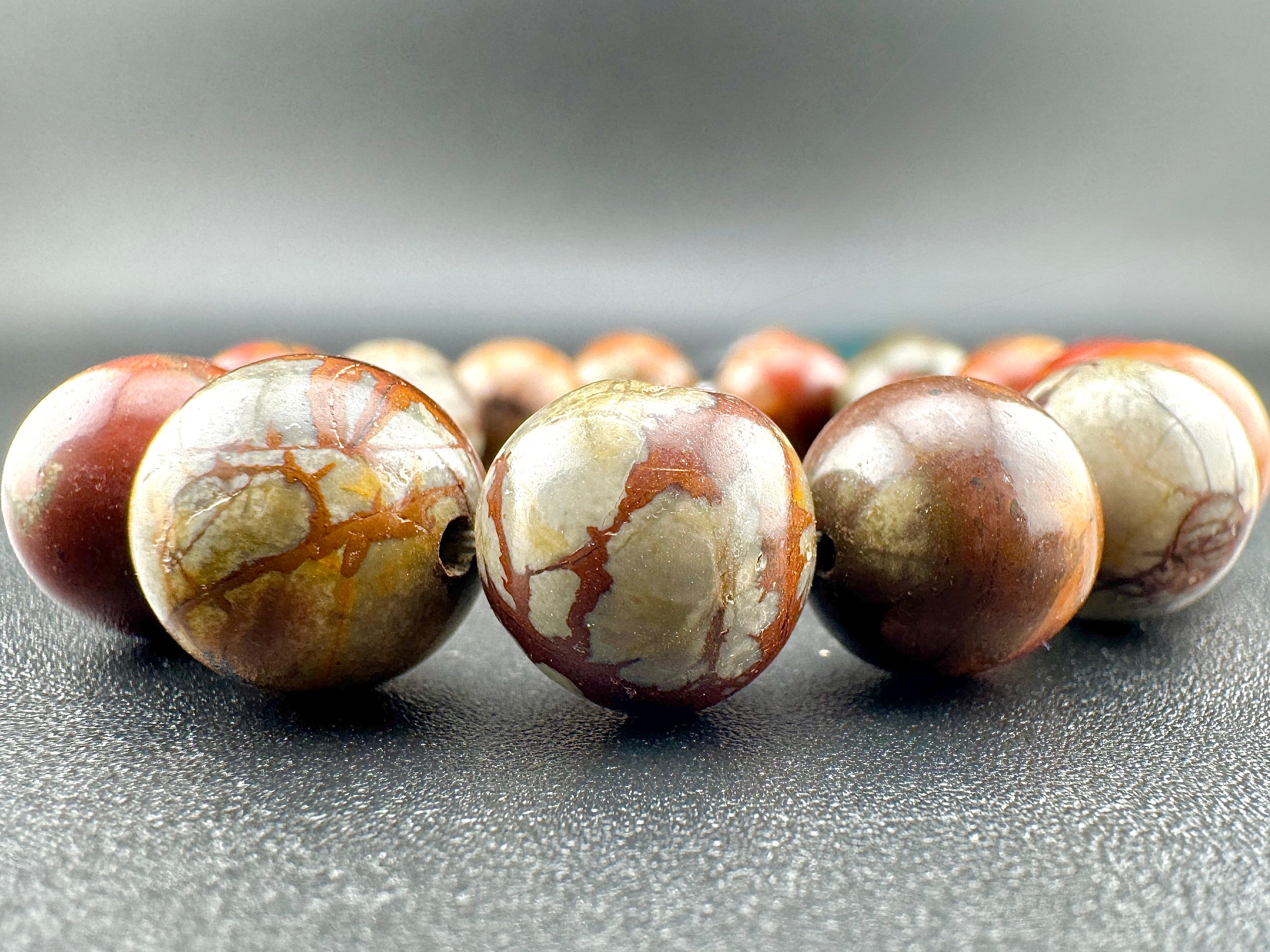 Picasso Jasper Beads Available in 4mm, 6mm, 8mm, 10mm Sizes