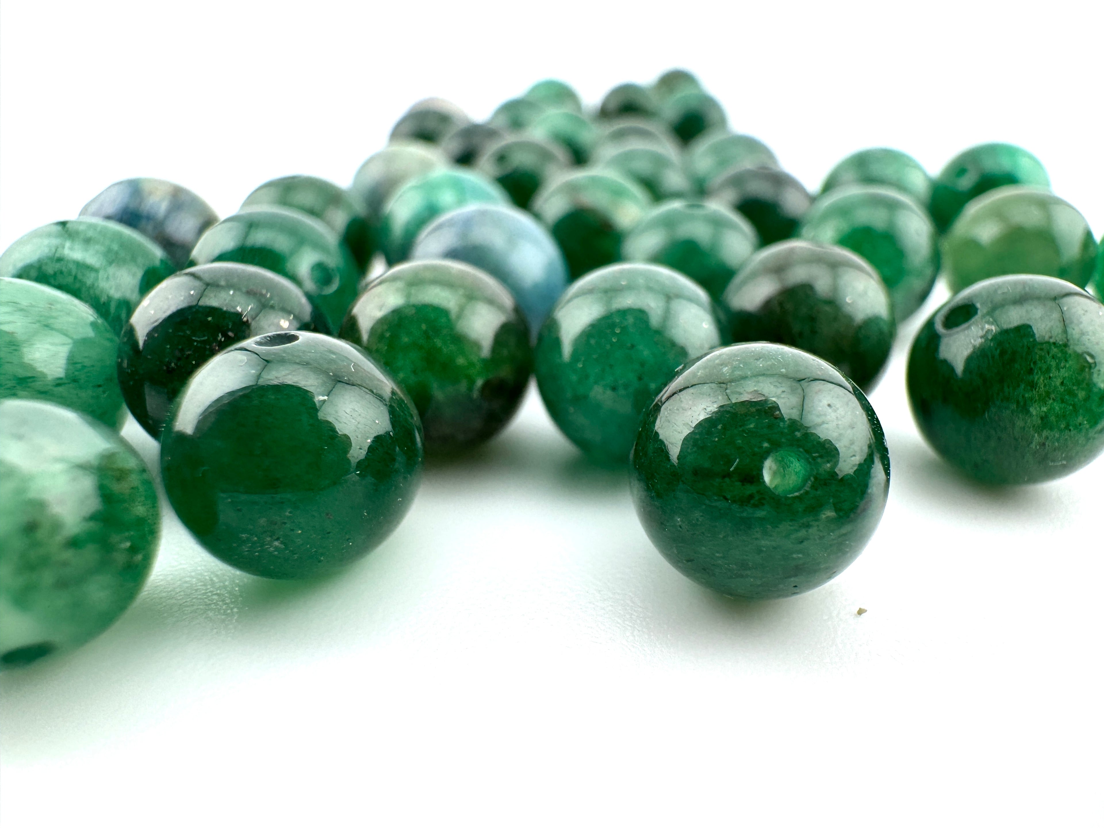 Green Lepidolite Beads Available in 6mm, 8mm Sizes