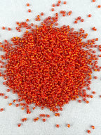 Mino Seed Beads 11/0 Orange Silverlined
