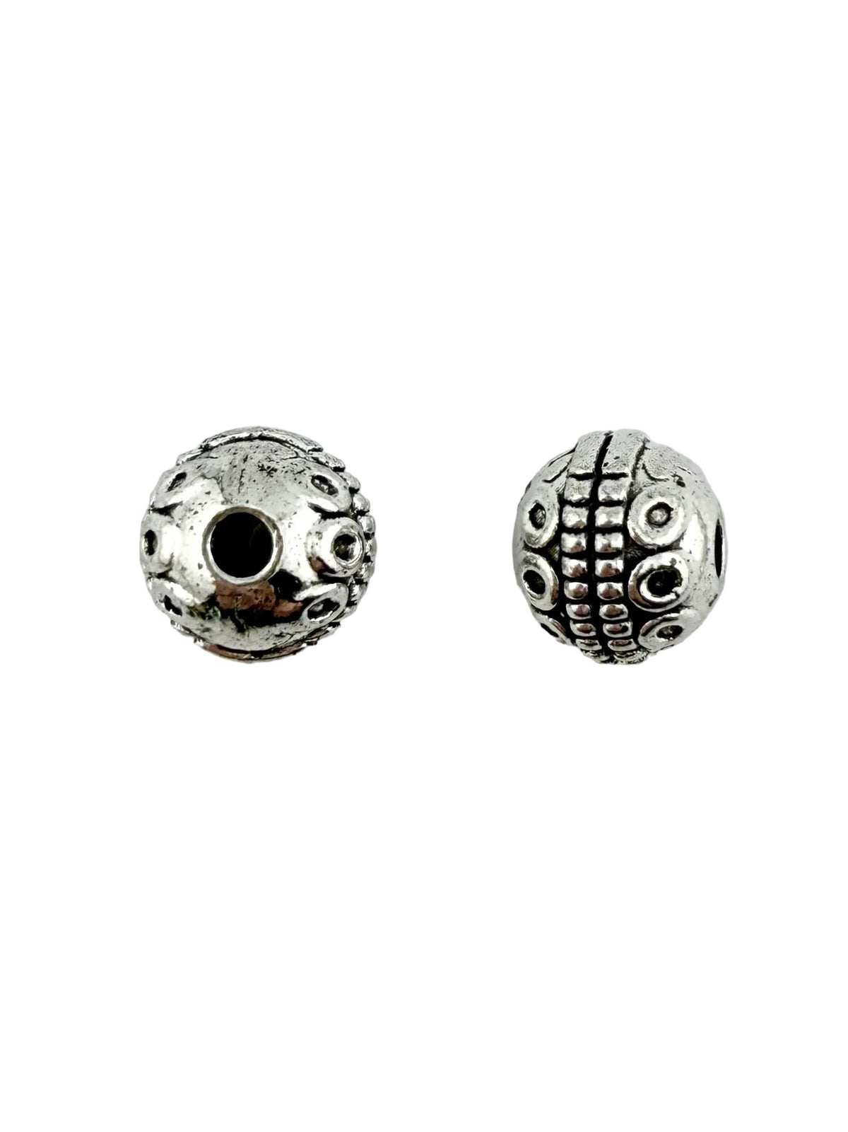 8mm Spacer Bead Rhodium