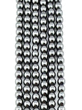 3mm Round Hematite  Beads Gunmetal