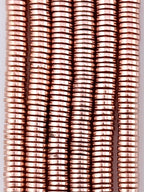 1.5x6.5mm Hematite Heishi Beads Rose Gold