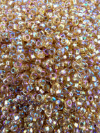 Mino Seed Beads 11/0 Gold Silverlined AB