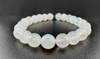 White Agate Beads Available in 6mm, 8mm, 10mm, 12mm Sizes