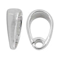 925 Sterling Silver Open Loop Bail, 8.5mm