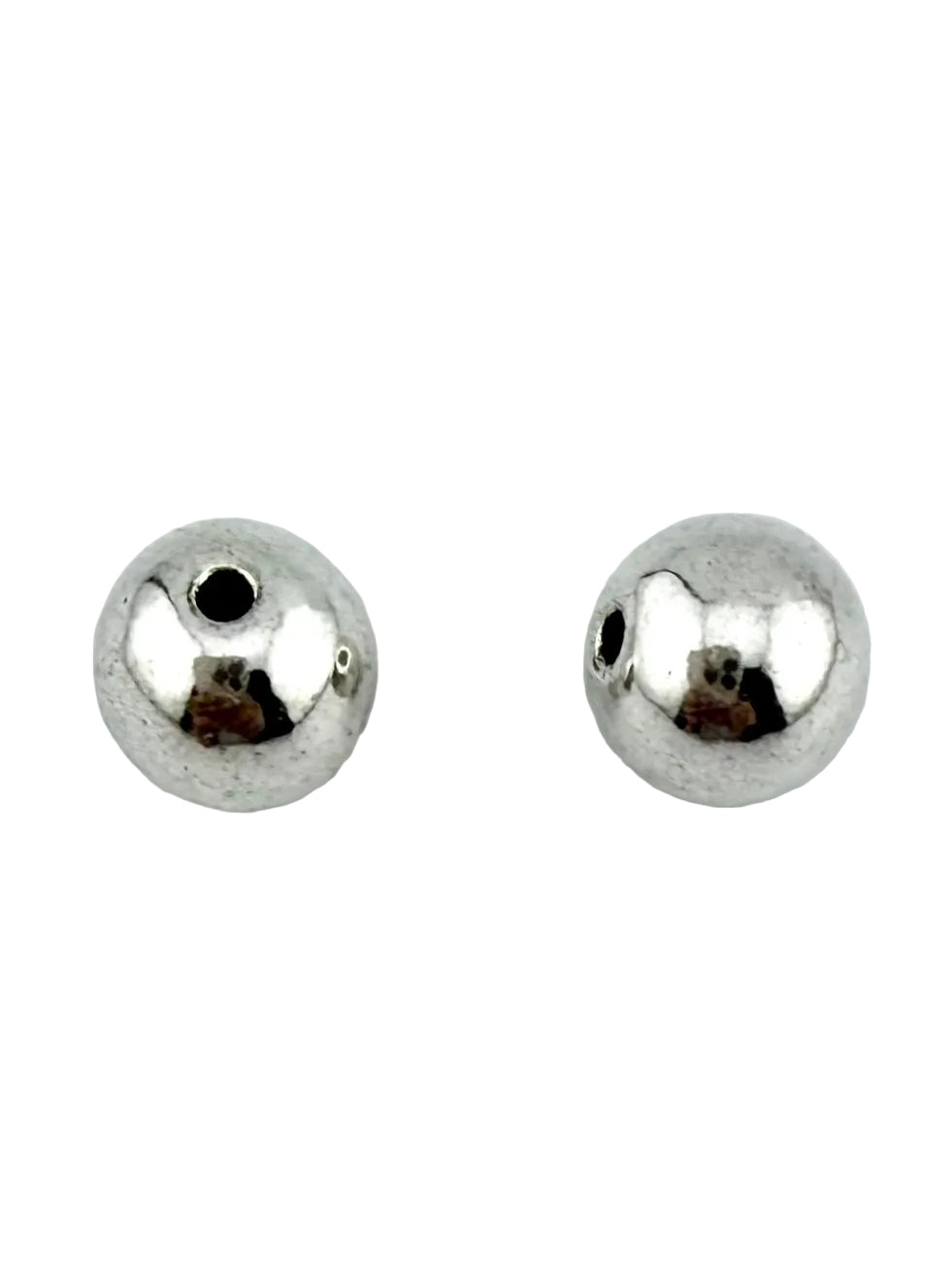 7.5mm Round Spacer Bead Rhodium