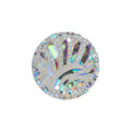 Resin Sew-on Head Cub Sparkle Stone 10pcs Round 25mm Crystal AB