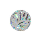 Resin Sew-on Head Cub Sparkle Stone 10pcs Round 25mm Crystal AB