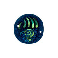 Resin Sew-on Bear Paw Sparkle Stone 10pcs Round 25mm Black AB