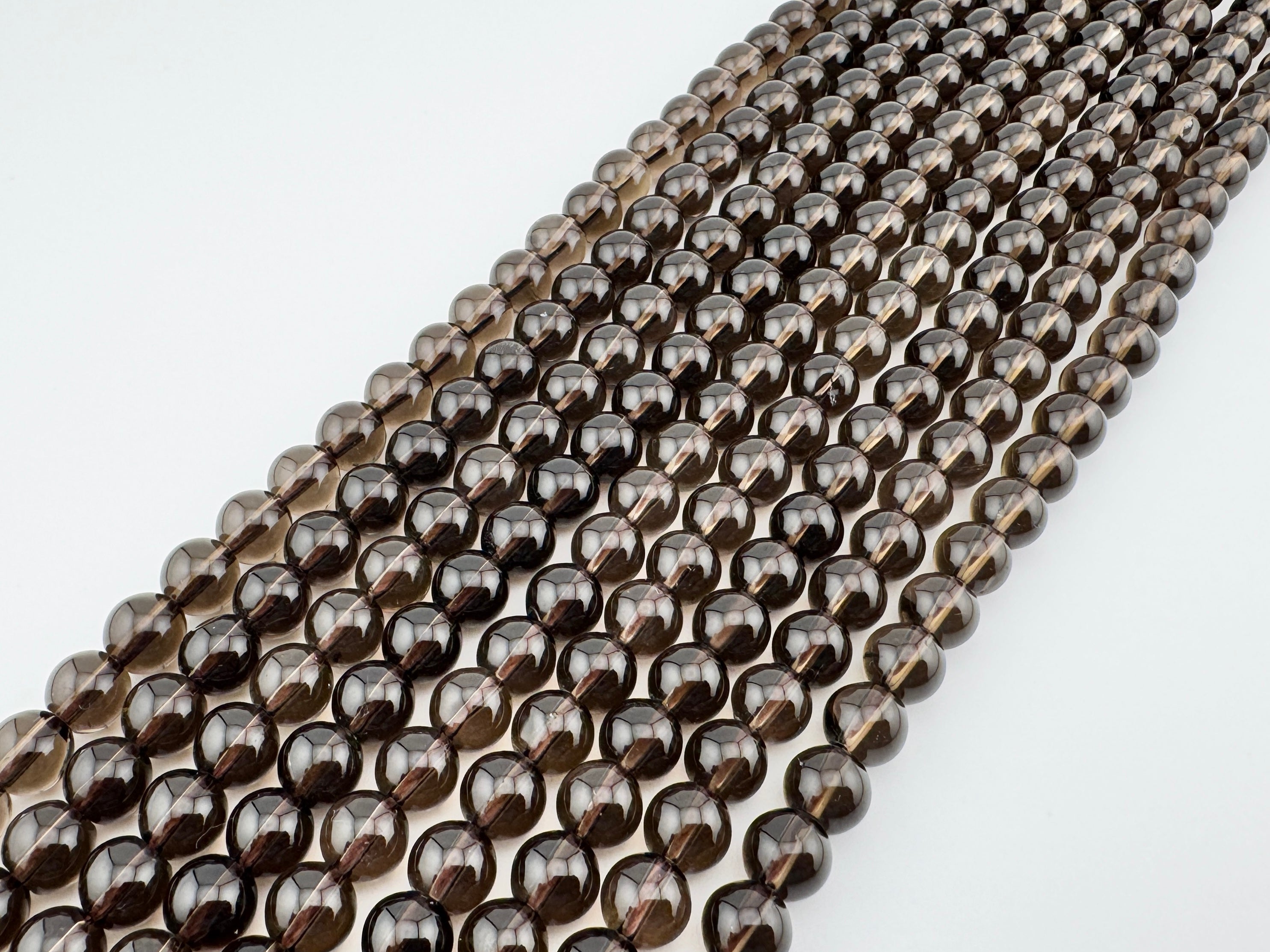 Smokey Quartz Beads Available in 6mm, 8mm, 10mm Sizes