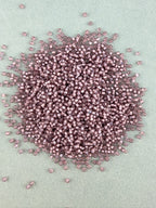 Mino Seed Beads 11/0 Amethyst White Color Lined