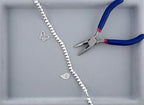 3x5x6mm Hematite Puffy Heart Silver