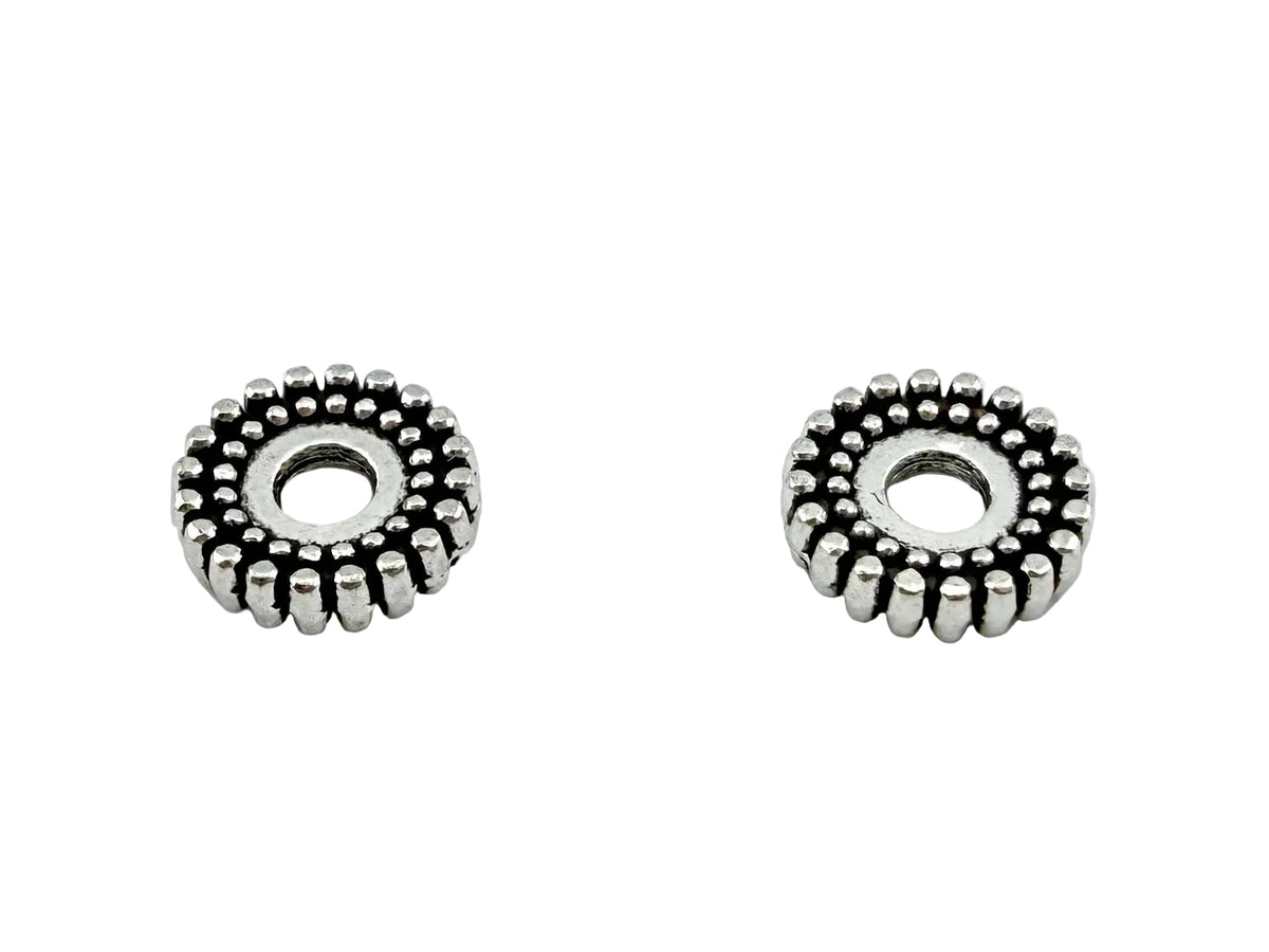 1.8x7mm Spacer Disk Rhodium