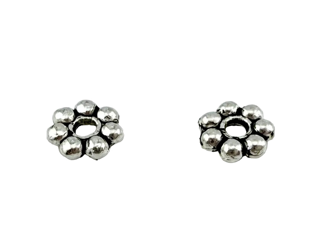 1.5x 5mm Daisy Spacer Rhodium