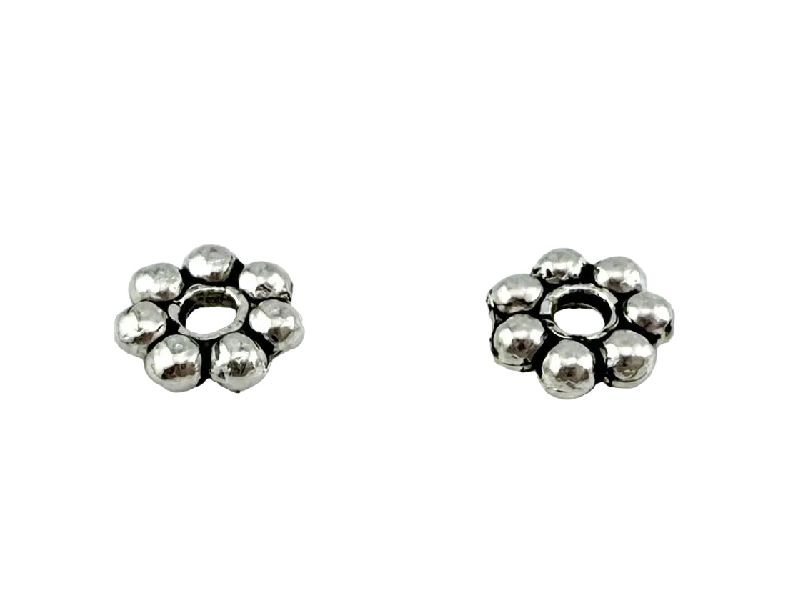 1.5x 5mm Daisy Spacer Rhodium