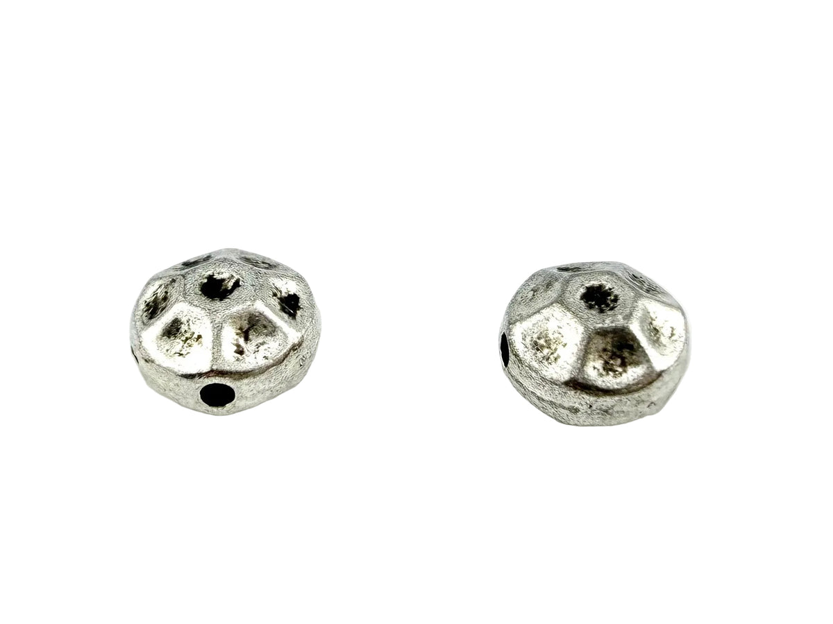7x5mm Spacer Bead Rhodium