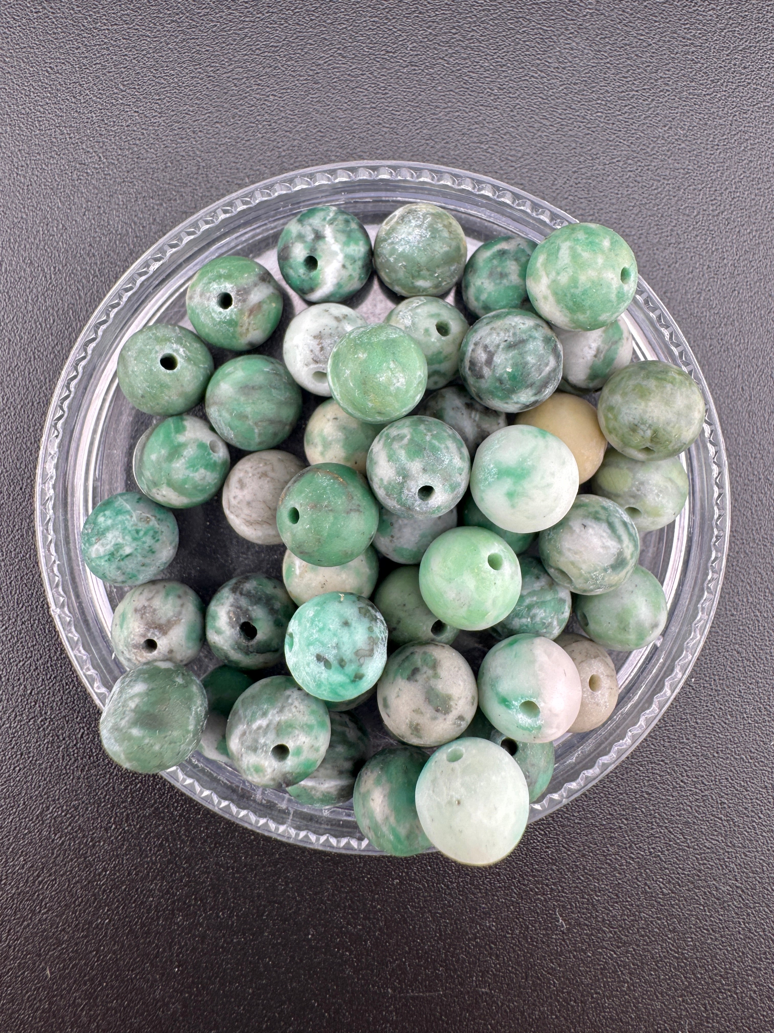 Matte African Jade Beads Available in 6mm, 8mm Sizes