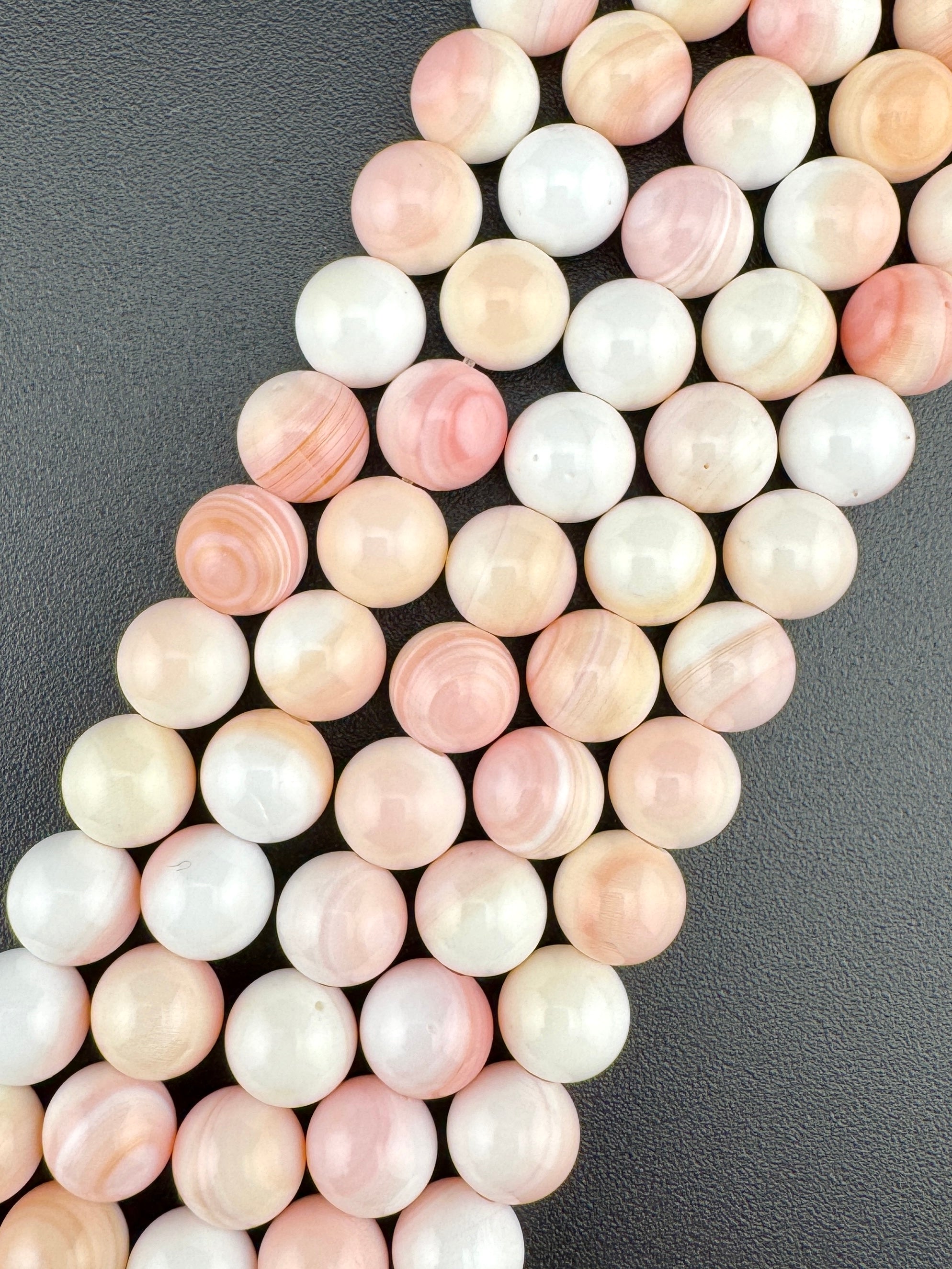 Conch Pearl Beads Available in 6mm, 8mm Sizes