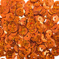 Sequins Round 6mm Aprx 1600pcs Hologram Orange