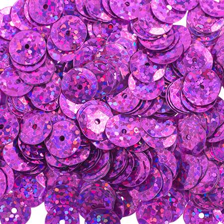 Sequins Round 6mm Aprx 1600pcs Hologram Hot Pink