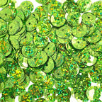 Sequins Round 6mm Aprx 1600pcs Hologram Lime Green