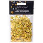 Sequins Round 8mm Aprx 850pcs Hologram Gold