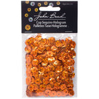 Sequins Round 8mm Aprx 850pcs Hologram Orange