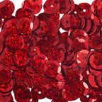 Sequins Round 8mm Aprx 850pcs Hologram Red