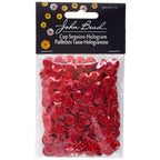 Sequins Round 8mm Aprx 850pcs Hologram Red