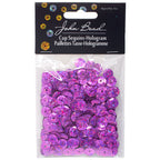 Sequins Round 8mm Aprx 850pcs Hologram Hot Pink